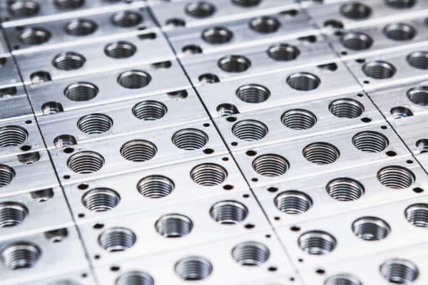 corpi di elettrovalvola pneumatica rivestiti con niplate 500