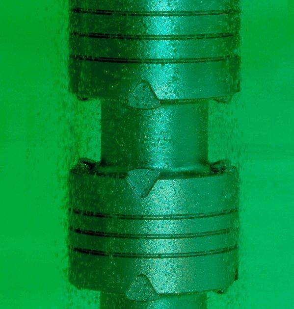 Vista durante la fase di trattamento